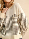 Striped Pocket Front Sweater