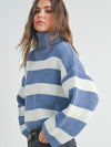 Jessi Periwinkle Stripe Sweater