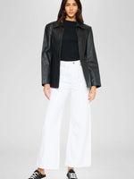 Ultra High Rise 90's Wide Leg White Jean