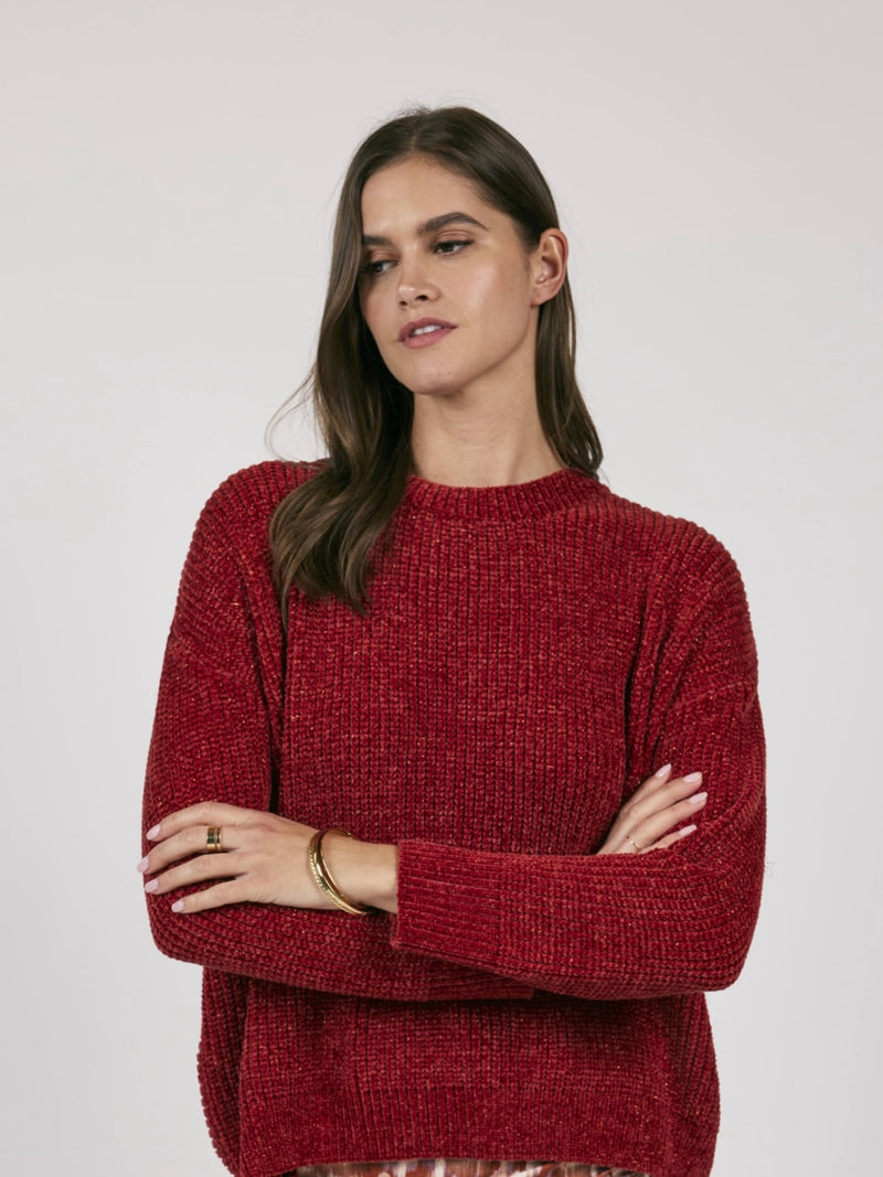 Melanie Red Sweater