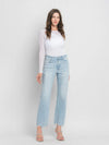 Light Wash Clean Stretch Straight Leg Denim