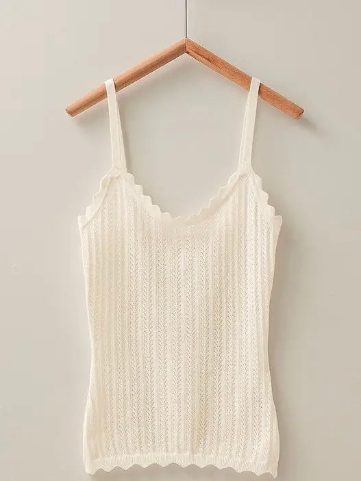 FINAL SALE Blissful Textured Knit Tank Top