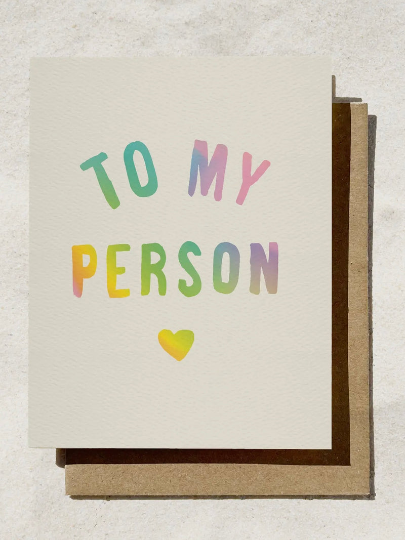 To My Person Card