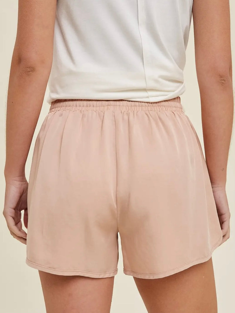 FINAL SALE Tencel Dolphin Hem Short