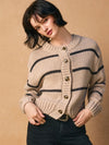 Sweater Weather Striped Button Cardigan