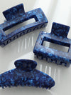 Denim Blue Large Claw Clip