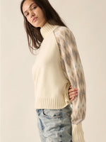Geo Detail Turtleneck Sweater