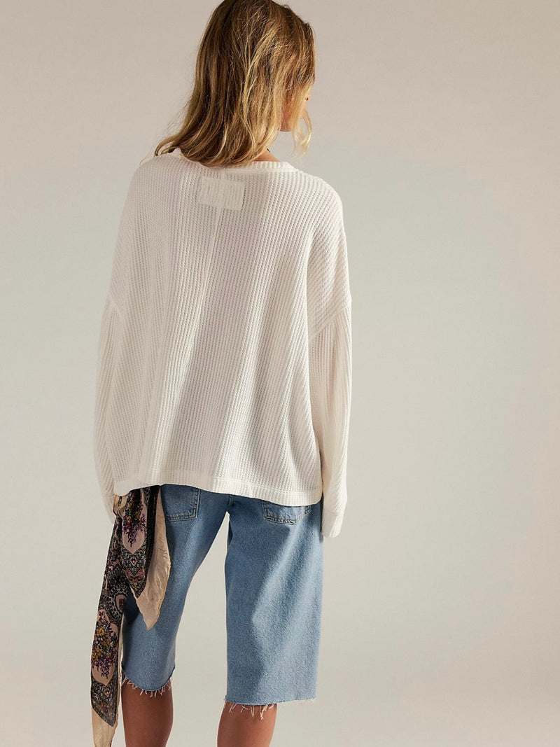 Dawson Pocket Thermal in Clean Ivory