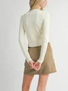 Bakery Ribbed Knit Sweater in Ivory