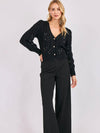 Bejeweled Cardigan in Black