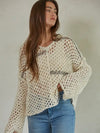 Keira Knit V-Neck Pullover