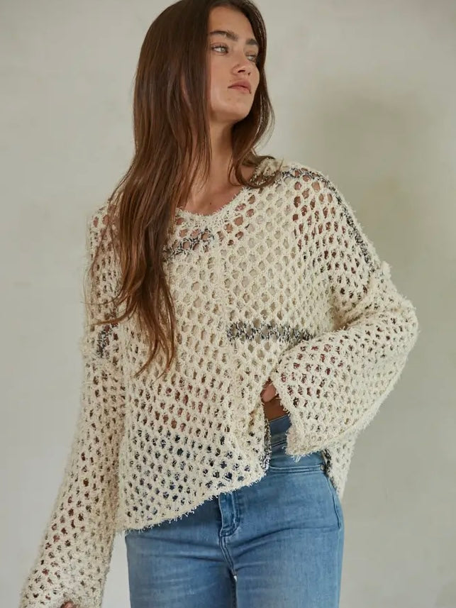 Keira Knit V-Neck Pullover