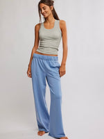 Don't Wait Up Lounge Pant in Quiet Harbor