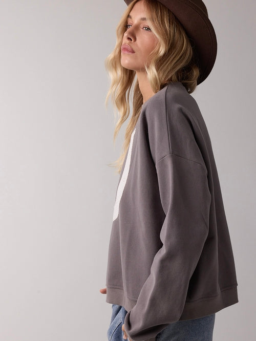French Terry Lucky Horseshoe Sweatshirt