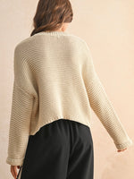 Round Neck Knit Asha Sweater