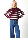 Leah Sweater in Burgundy