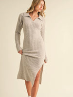 Collared Sweater Dress