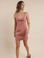 Sunbeam Bow Front Mini Dress