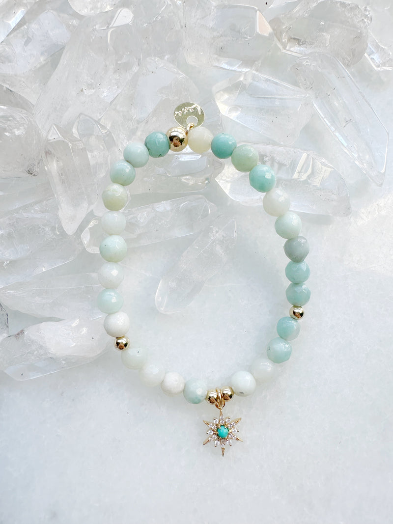 Amazonite & Turquoise North Star Exi Stretch