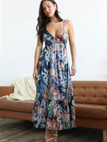Celia Open Tie Back Maxi Dress