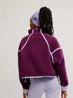 Mountain High Half Zip - Black Cherry Combo