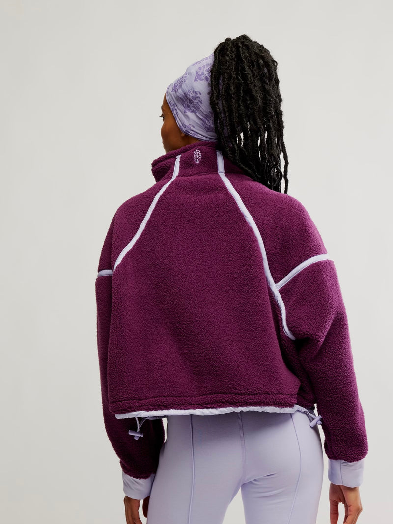 Mountain High Half Zip - Black Cherry Combo