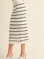 Stripe Knitted Skirt