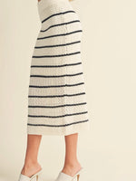 FINAL SALE Stripe Knitted Skirt