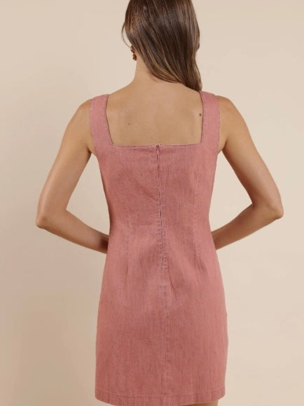 Sunbeam Bow Front Mini Dress