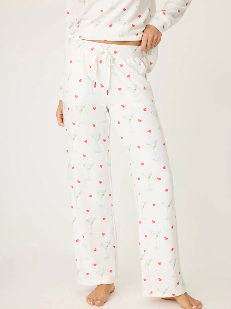 Happy Hour Hearts Pajama Bottoms