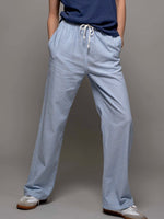 Blue Pinstripe Lounge Pants