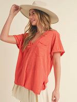 FINAL SALE Love For Days V-Neck Top in Cora