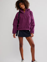 Wild And Free Fleece Pullover - Black Cherry