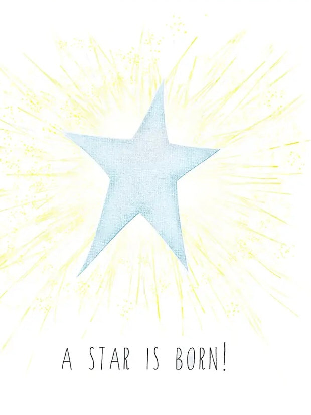 A Star Is Born Mini Card Blue