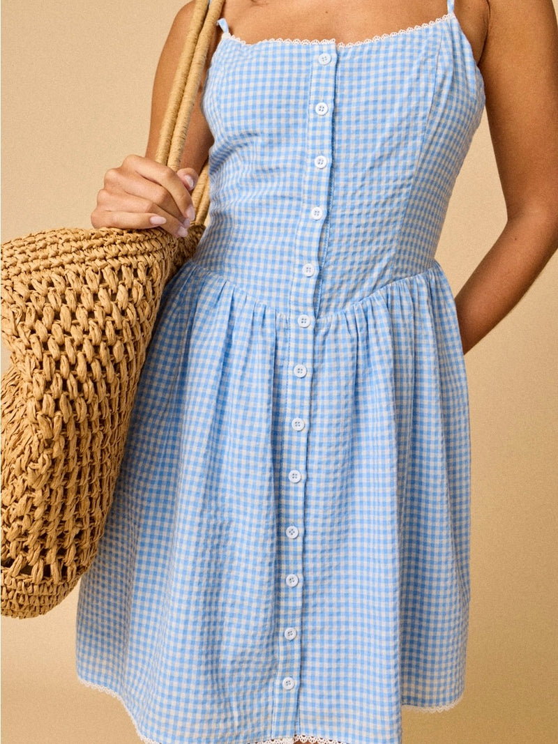 Gingham Corset Dress