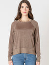Shimmer Long-sleeve in Taupe