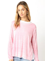 Coral Blush Double Illusion Top