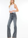 Holly Ultra Rise Flare Pant in Grey