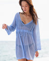 FINAL SALE Marina Cover Up Light Blue