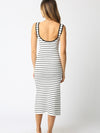 Palmer Low Back Striped Mini Dress