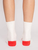 Snowman Fuzzy Sock