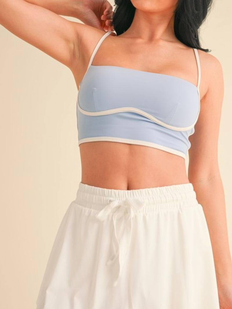 Periwinkle Sculpting Bra Tank