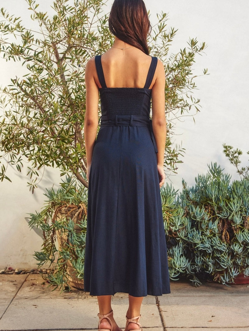 Heaven on Earth Buckle Maxi Dress