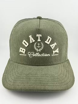 Boat Day Corduroy Trucker Hat