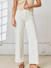 Elia Straight Fit Pant in White