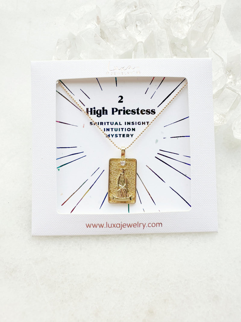 #2 High Priestess Major Arcana Tarot Necklaces