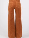 Wylie Wide Leg Corduroy Pant in Camel