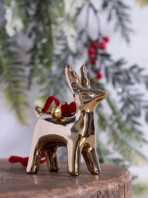 Woodland Ornaments in Gold