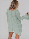 Golden Hour Long Bell Sleeve Top in Sage