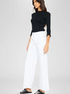 Ultra High Rise 90's Wide Leg White Jean